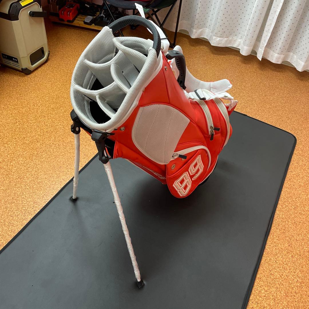 PEARLY GATES ゴルフバッグ　スタンド付　ショルダー付　サイン入り