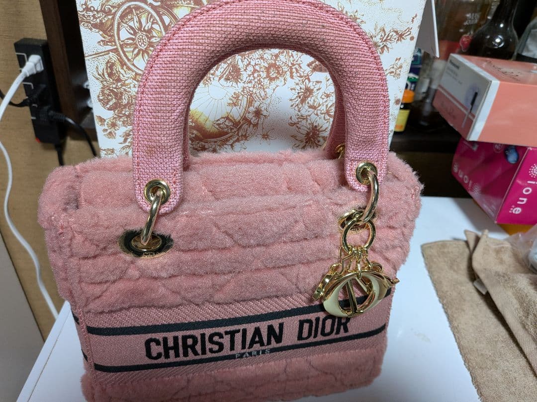 CHRISTIAN DIOR ピンク ハンドバッグ