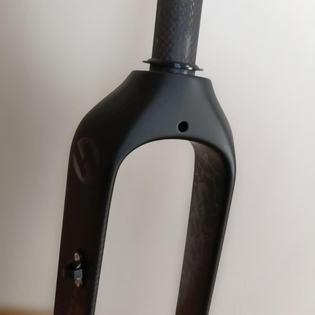 美品　フルカーボン　フォーク　グラベル　DISC　QR　ストレート　29インチ
