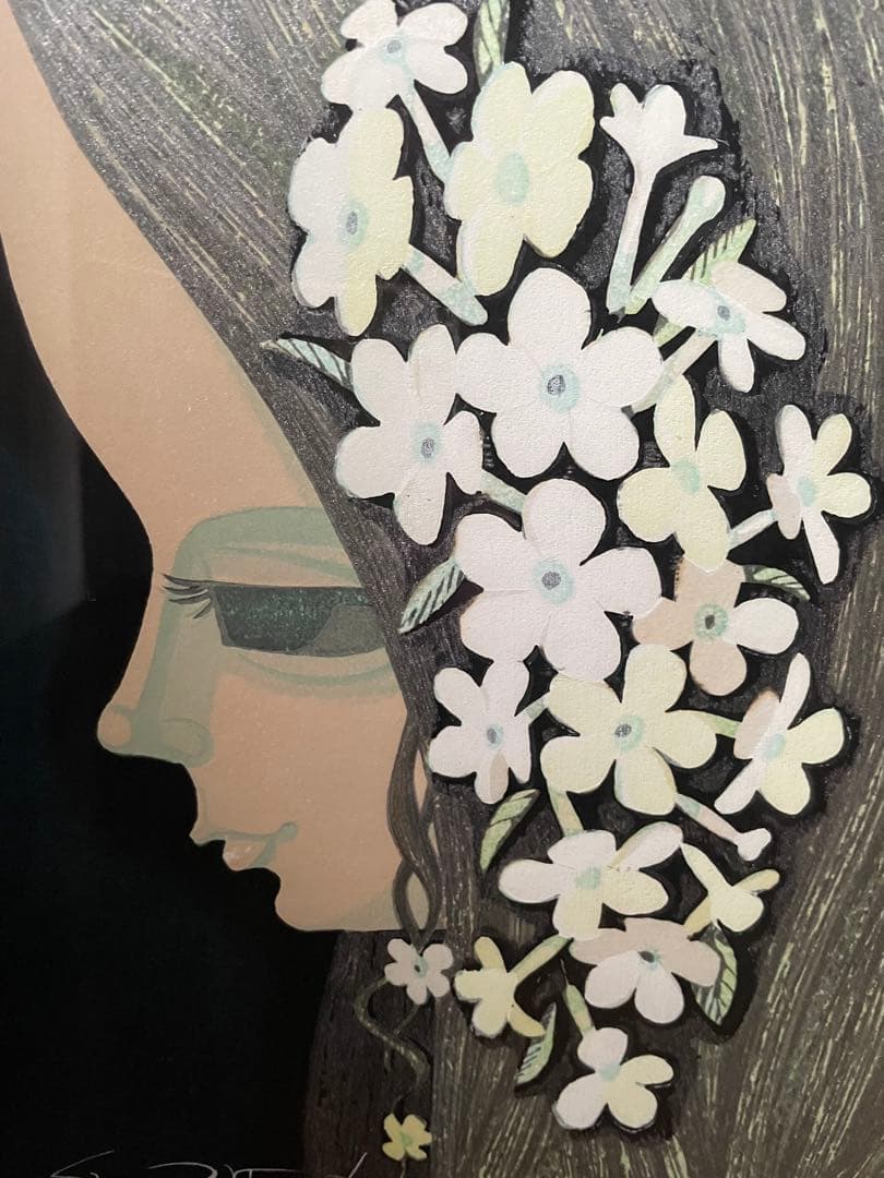 池田修造　木版画