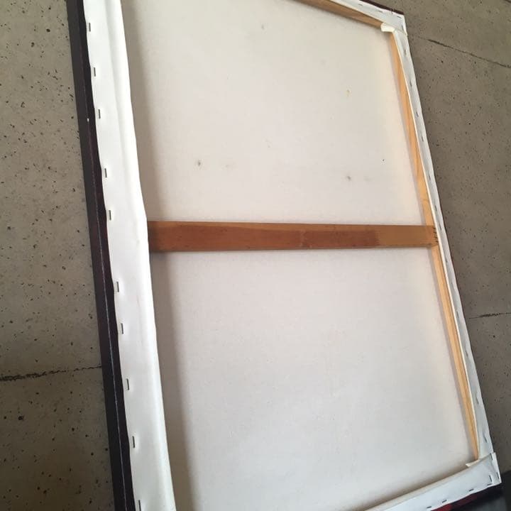 大型　アート　キャンパス　女性