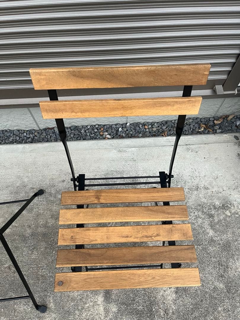 【2/15限定出品】送料込 IKEA テルノー テーブル＆チェア2脚