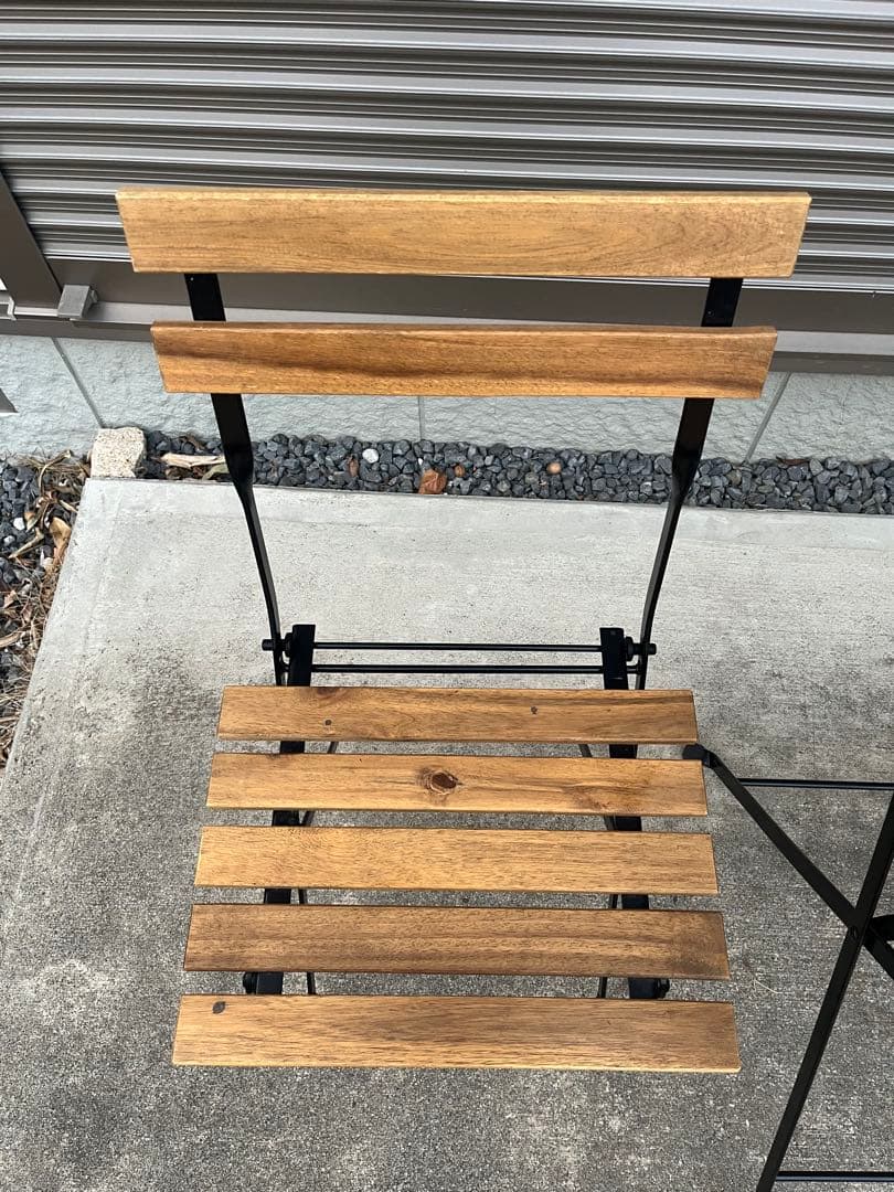 【2/15限定出品】送料込 IKEA テルノー テーブル＆チェア2脚