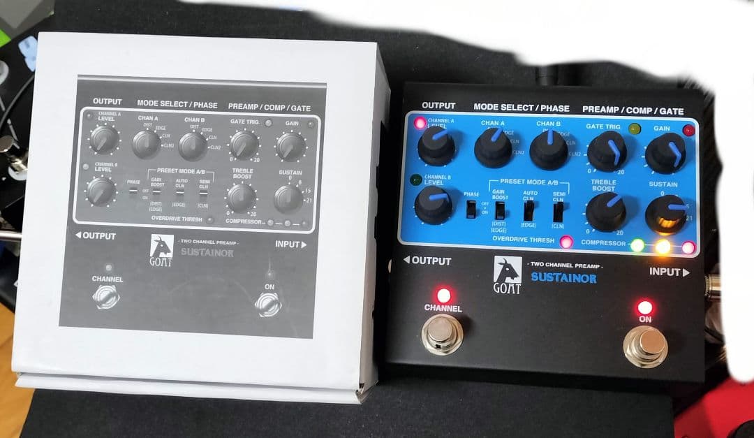 GOAT Blue Series SUSTAINOR ギターエフェクター