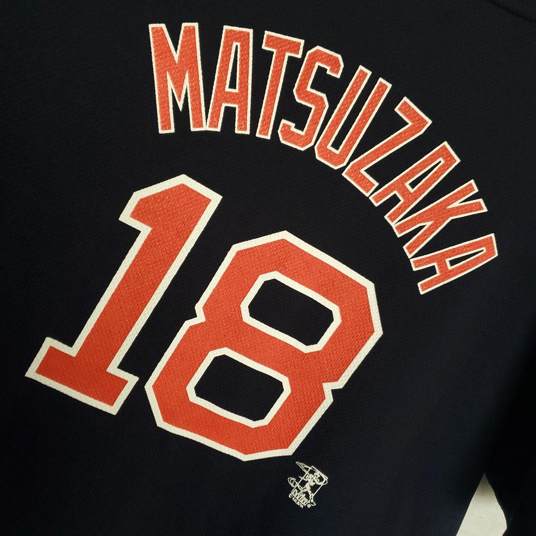 00s BOSTON REDSOX 松坂大輔 プレイヤーズ 半袖 Tシャツ 紺