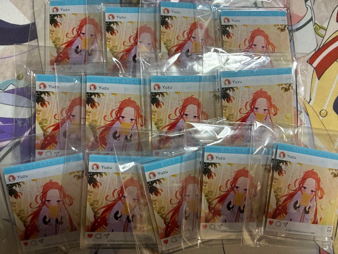ブルーアーカイブ　ブルアカ　SNS風アクリルマグネット ユズ　13点