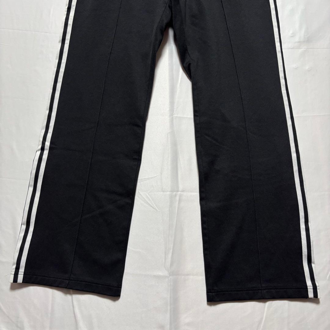 ☆人気　アディダス　トラックパンツ　ジャージ　刺繍　ベッケンバウワー　ブラック