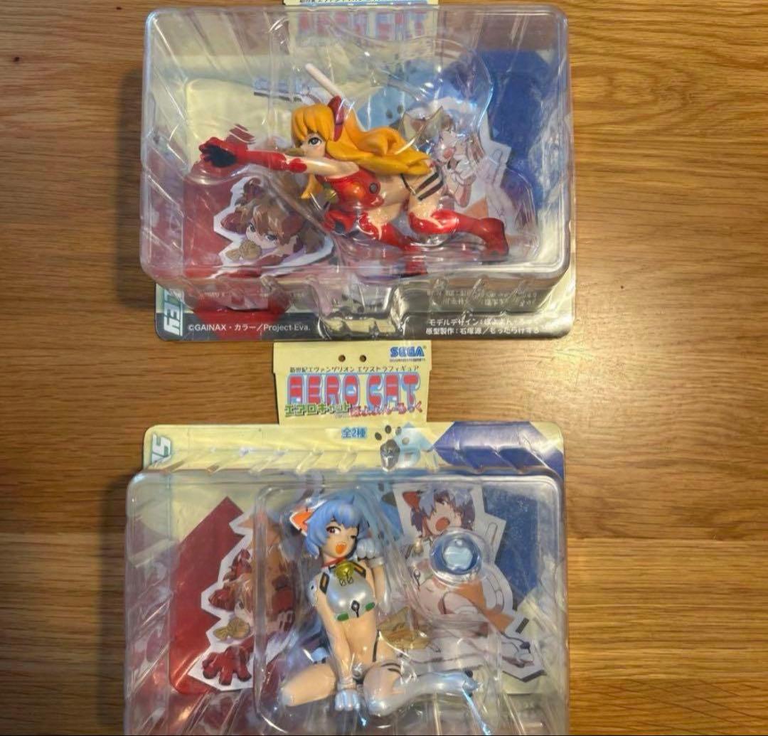 新品　未開封　エヴァンゲリオン　エクストラフィギュア　エアロキャット　2体セット