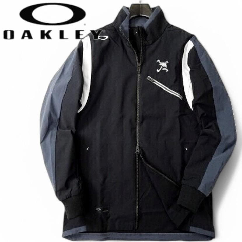 OAKLEY オークリー スカル ゴルフ 定1.7万 ジャケット ブルゾン M