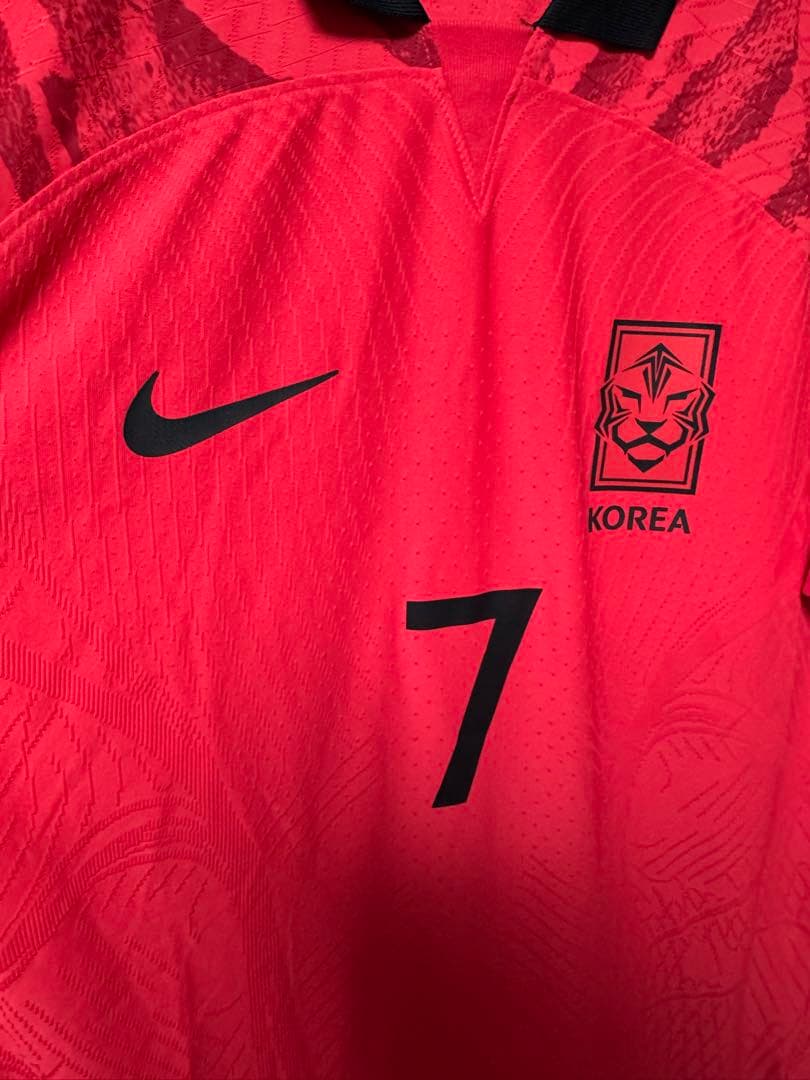 正規品　ナイキ　ソンフンミン2022韓国代表ユニフォーム　ホームオーセンティック