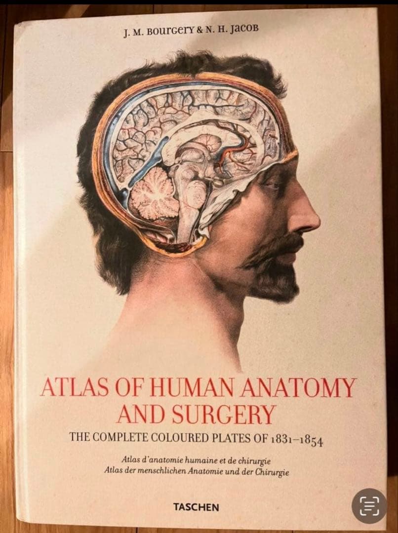 ATLAS OF HUMAN ANATOMY AND SURGERY 洋書　解剖