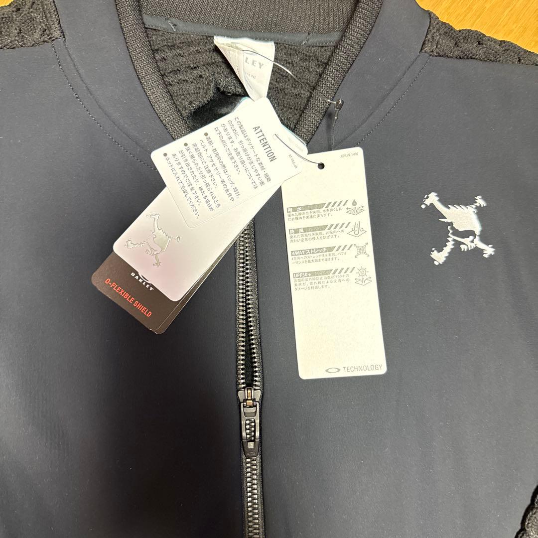 Oakley ブラック ジップアップジャケット