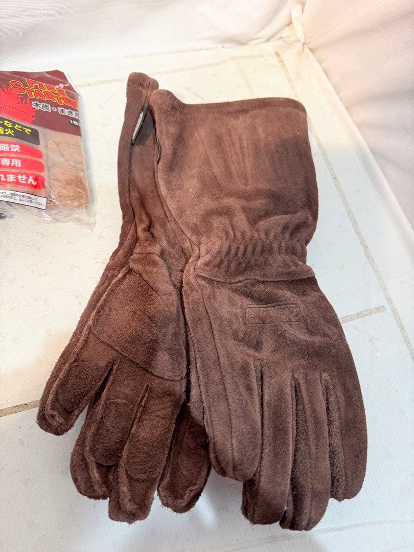 コールマン　ソリッドレザーグリルグローブⅡ おまけ付き